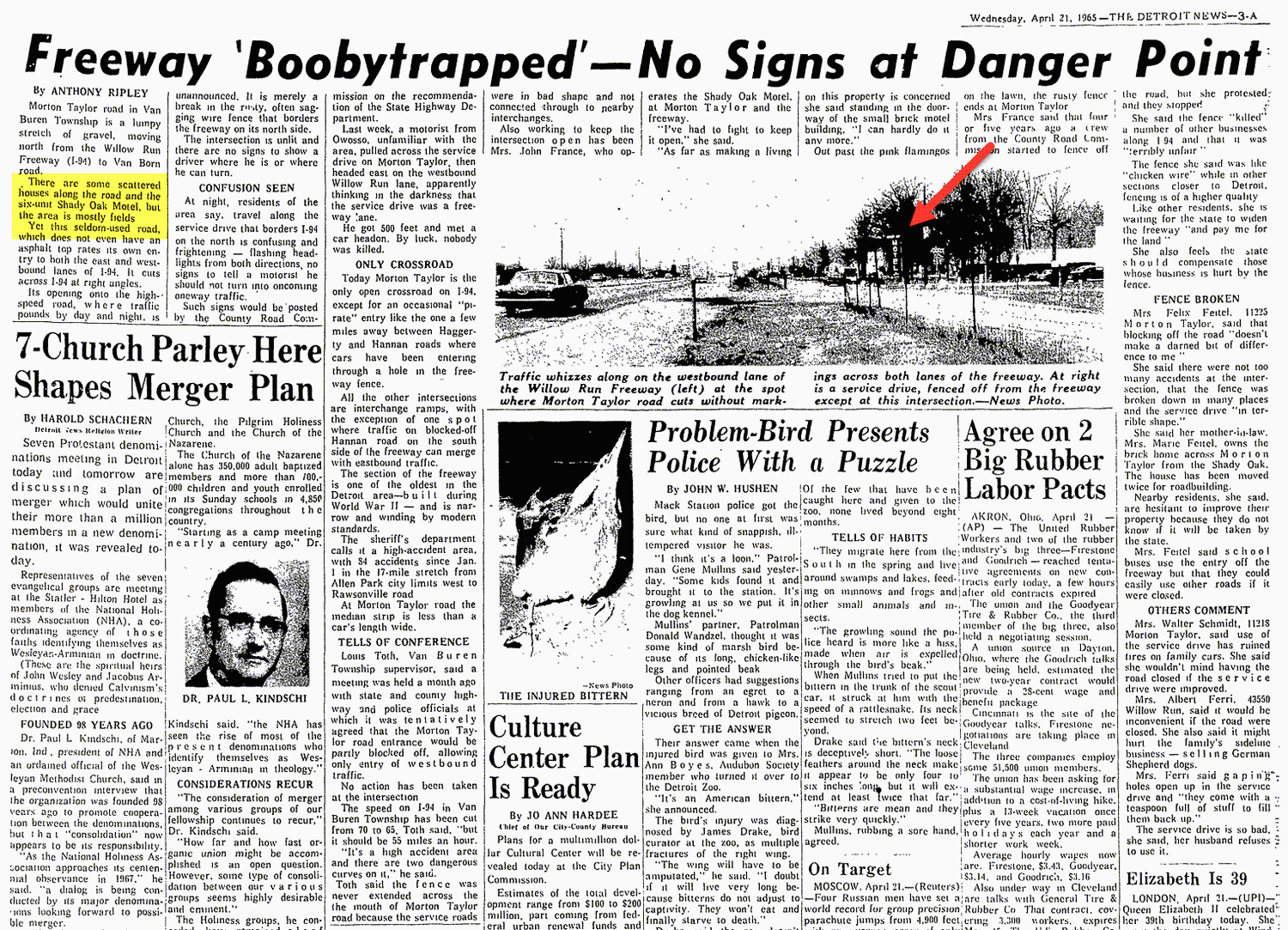 Shady Oak Motel - April 1965 Article (newer photo)